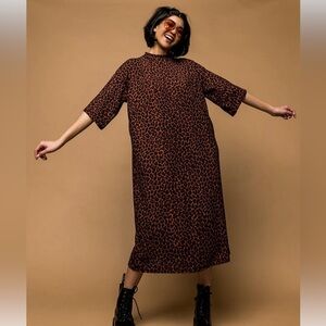 Dressed in Lala Ozzy Dress in Leopard🧡🤎